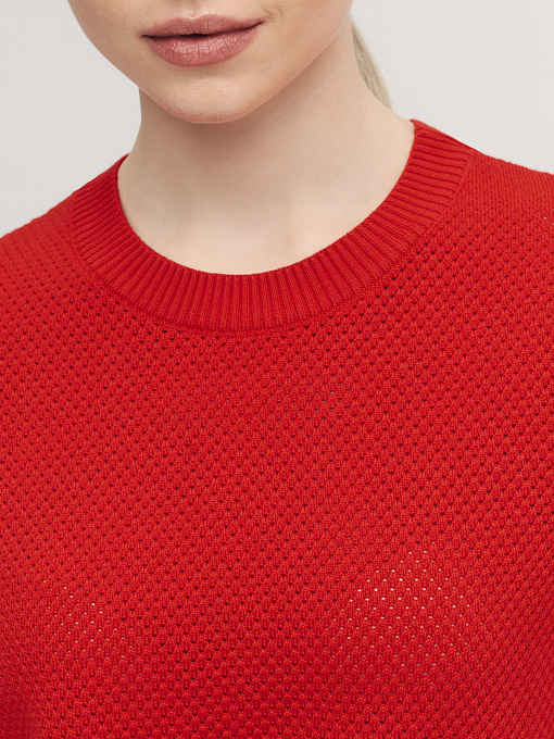 Элмонд джемпер (футболка) трикотажный (красный, 48-50)