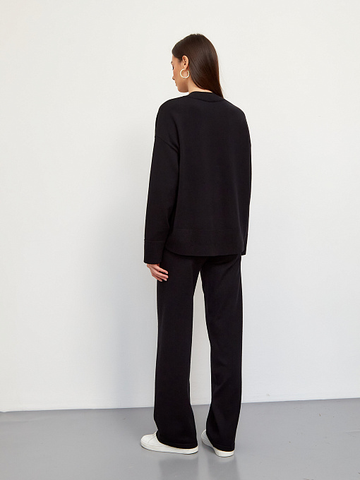 Дания костюм (джемпер+брюки) трикотажный (черный, 40-42/170-175)