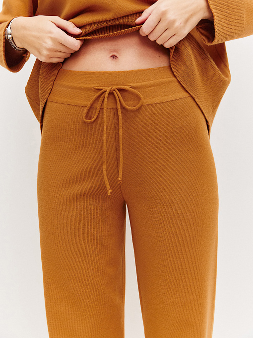 Дания костюм (джемпер+брюки) трикотажный (оранжевый, 40-42/170-175)