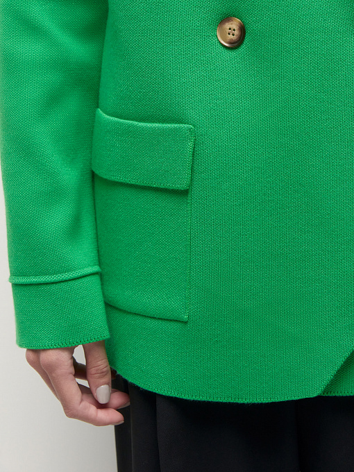 Монако пиджак трикотажный (ярко-зеленый, 44-46)